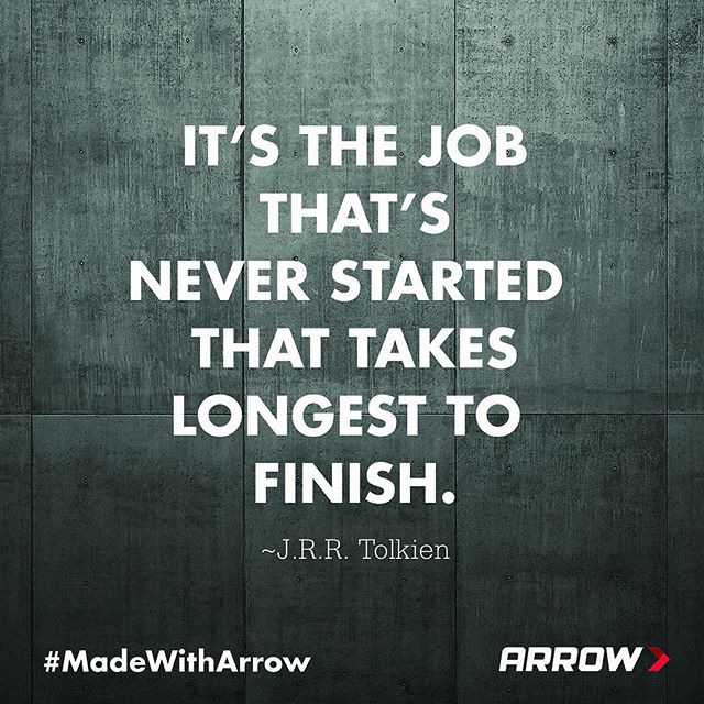 Time for you to get started, #ArrowStrong.
