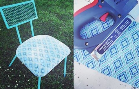 Not bad for one of our vintage electric staple guns, right? We loved this project from @rescuedjunk that showed a beautiful metal chair restoration with spray paint, vintage fabric and one of our older electric tools. If you’re looking for an electric staple gun to tackle those #upholstery, #insulation, and projects, click the link in our profile to check Arrow’s latest offerings!