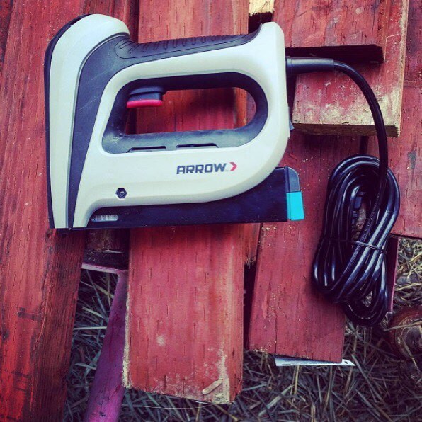 ARROW LOVE: Spotting this snapshot from @theglassskeleton who used Arrow’s T50ACD Compact Electric Staple Gun to upgrade a chicken coop. Want your photo to be shared on our Instagram? Tag us or use on your next project picture!