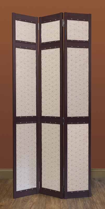 Fabric-Lined Room Divider