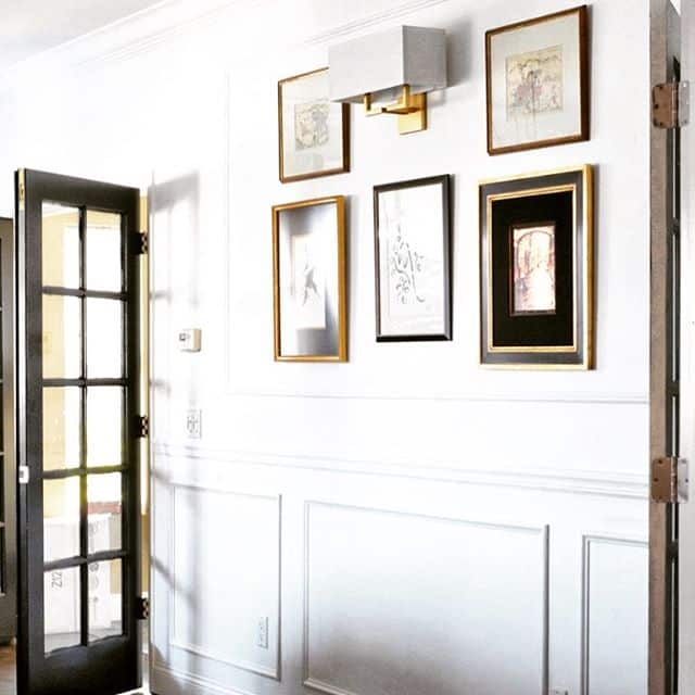 Wainscoting for the win! Try this elegant and budget-friendly project from @CentsationalStyle that she took on with Arrow’s electric nailer. Link in bio! ️ .
.
.
.
.
.
.