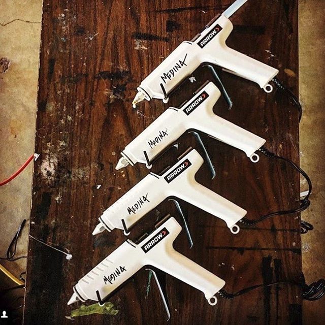 Shoutout to artist @alamobasementsa, who shared a pic of his “new fleet” of TR550 All Purpose Glue Guns that he uses as part of his mixed-media art! Use to share your tool and project pics with us, and you could be featured next! .
.
.
.
.
.
.
.
.