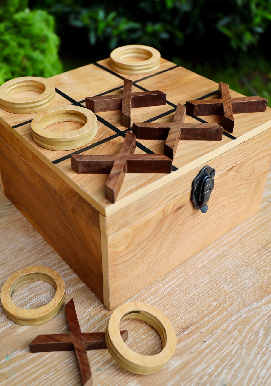 Tic-Tac-Toe Board with Storage