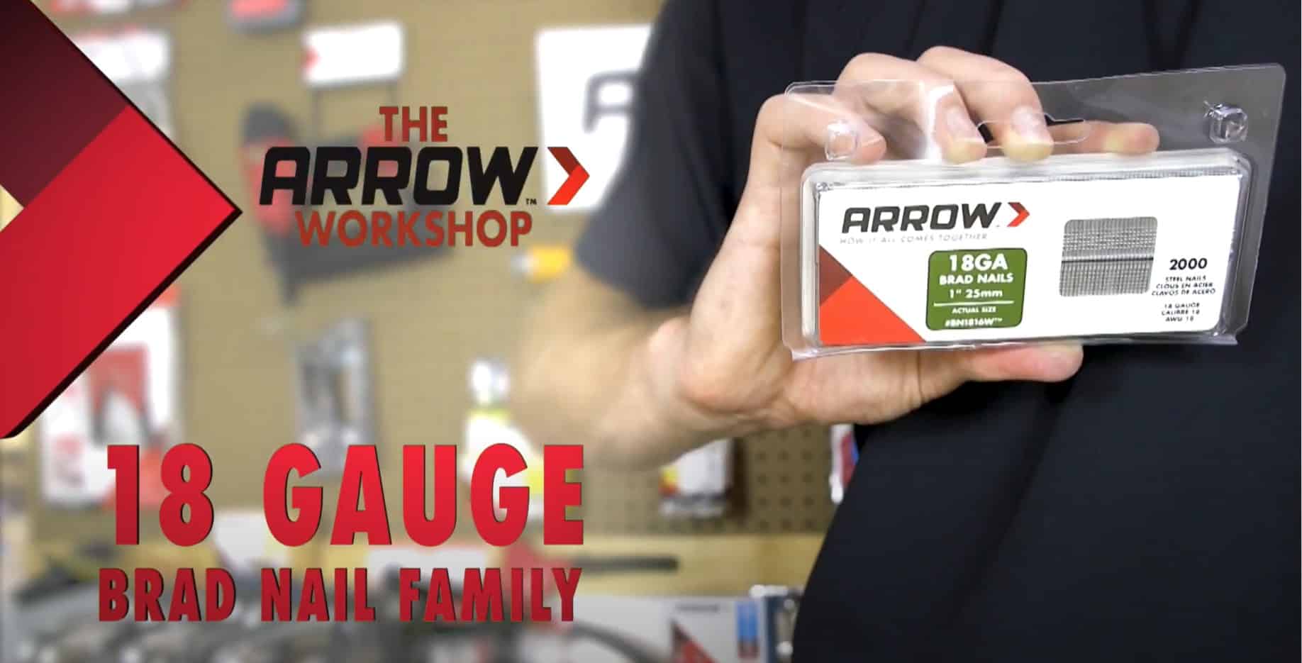 18-Gauge Arrow BN1820CS 1-1/4-Inch Brad Nails 